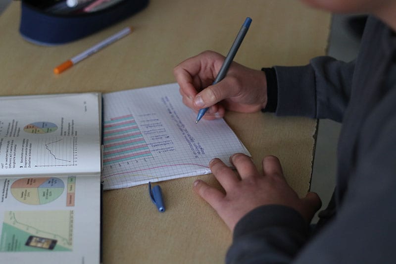 Schüler im Matheunterricht